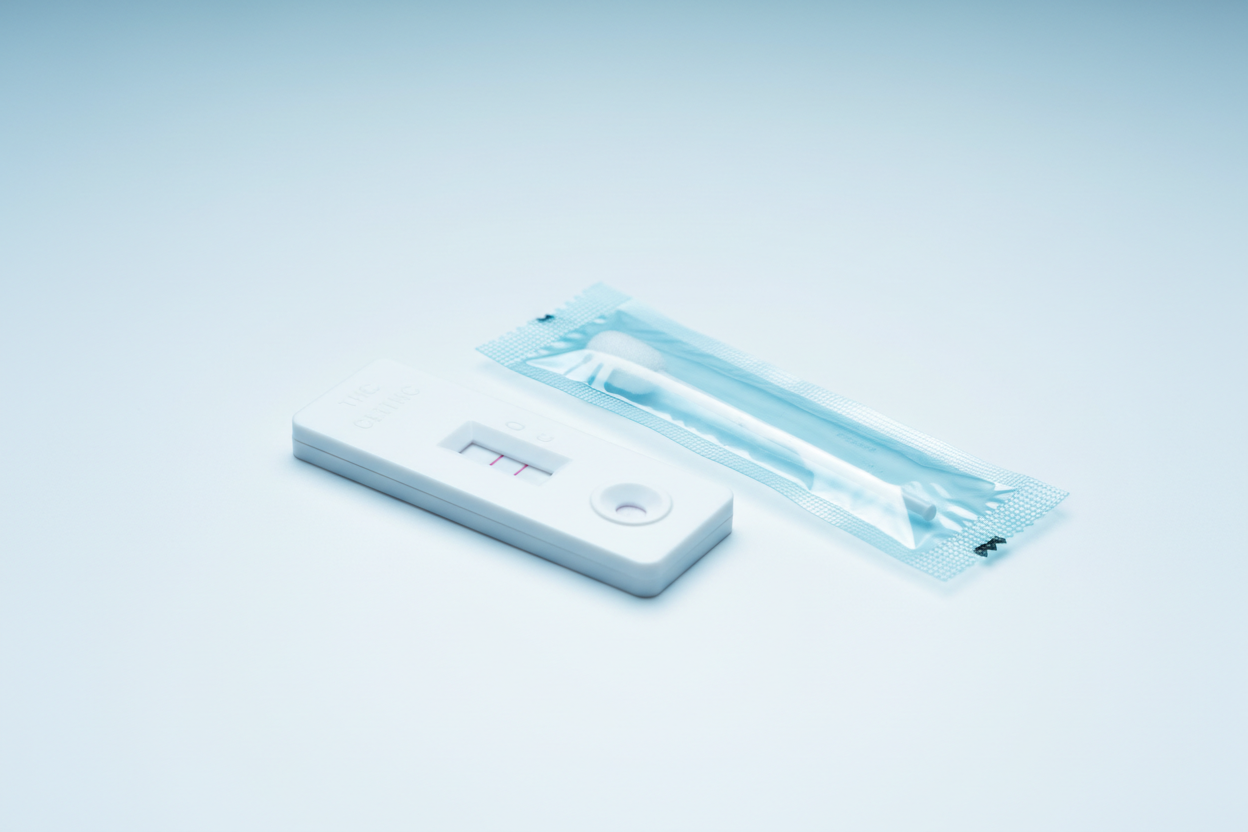 THC Speicheltest Kassette mit Wischpad zur Selbstkontrolle
