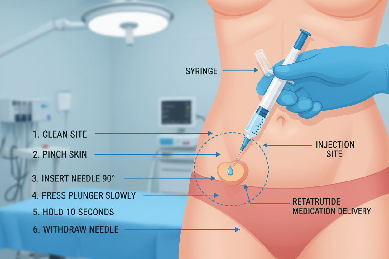 How to Inject Retatrutide: Injection Sites, Needle Size, and Step-by-Step Guide