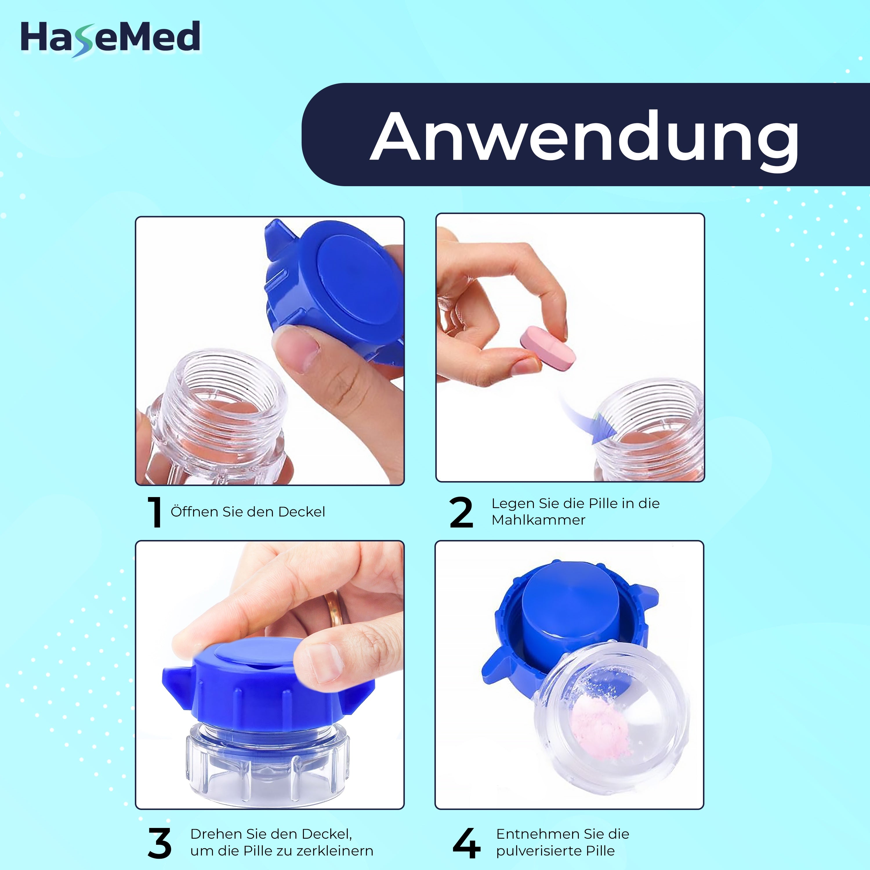 Trituratore di compresse HasMed