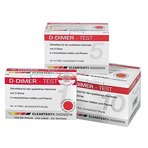 Cleartest Test rapido D-Dimer (10 test)