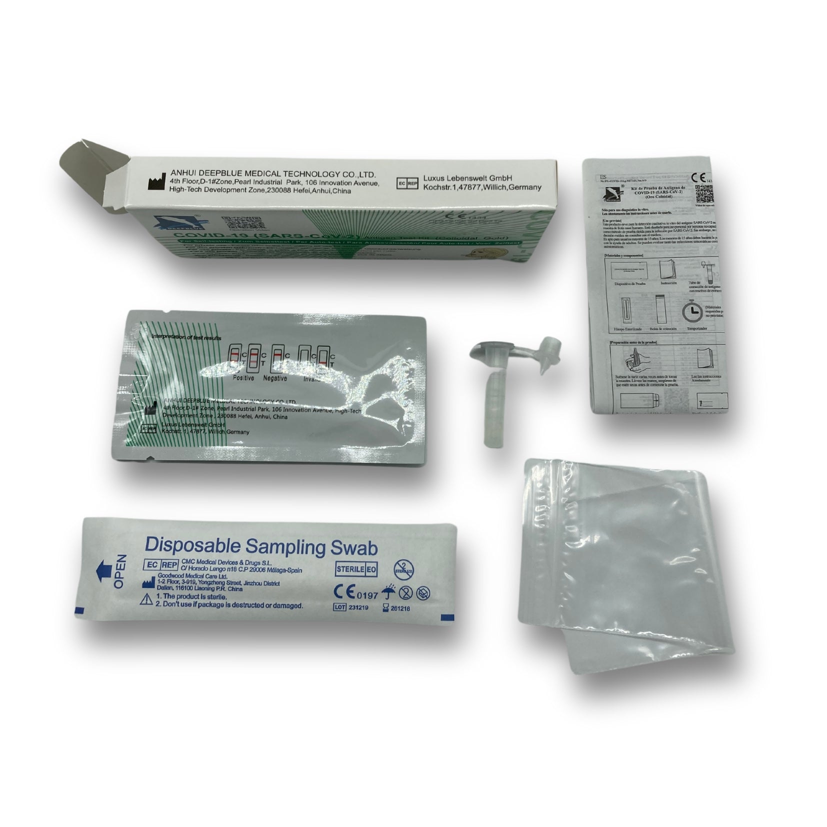 DeepBlue COVID-19 Antigen Self-Test (1 Test)