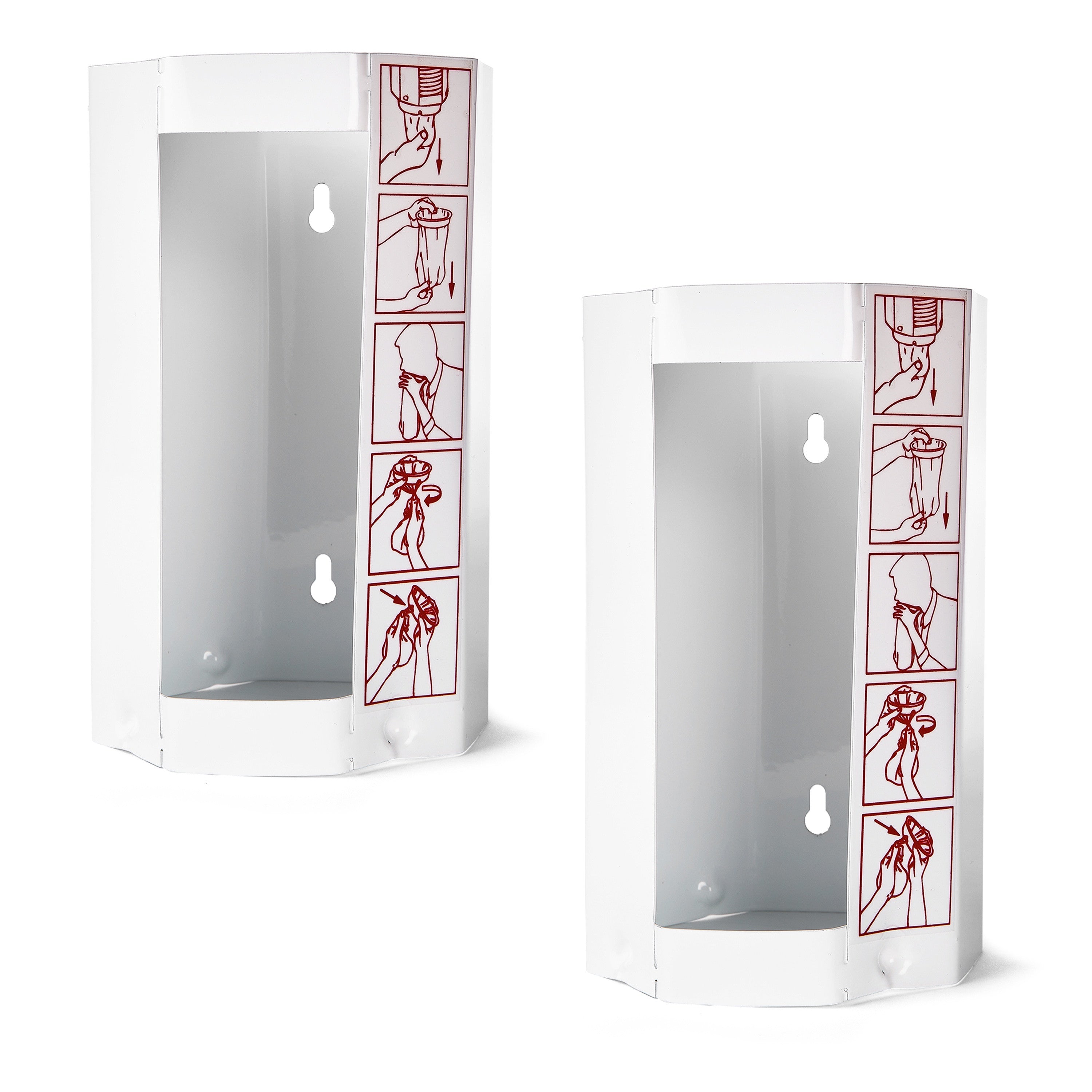 HaseMed Metal Dispenser for Sickness Bags Size: M