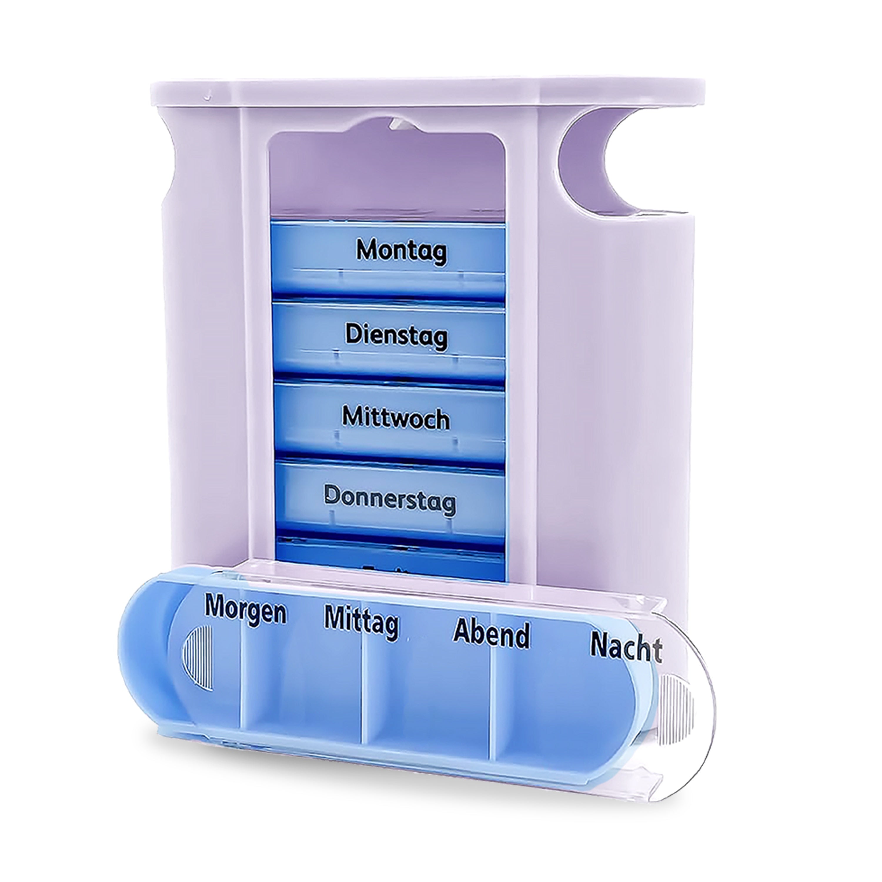 HaseMed Weekly Pill Organizer, Pill Box for 7 Days