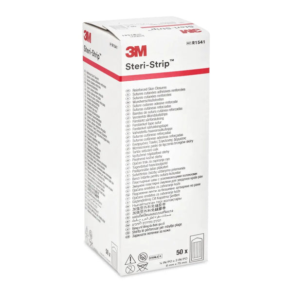 3M R1541 Steri-Strip Strisce di sutura cutanea 6 mm x 75 mm (50 x 3 strisce)