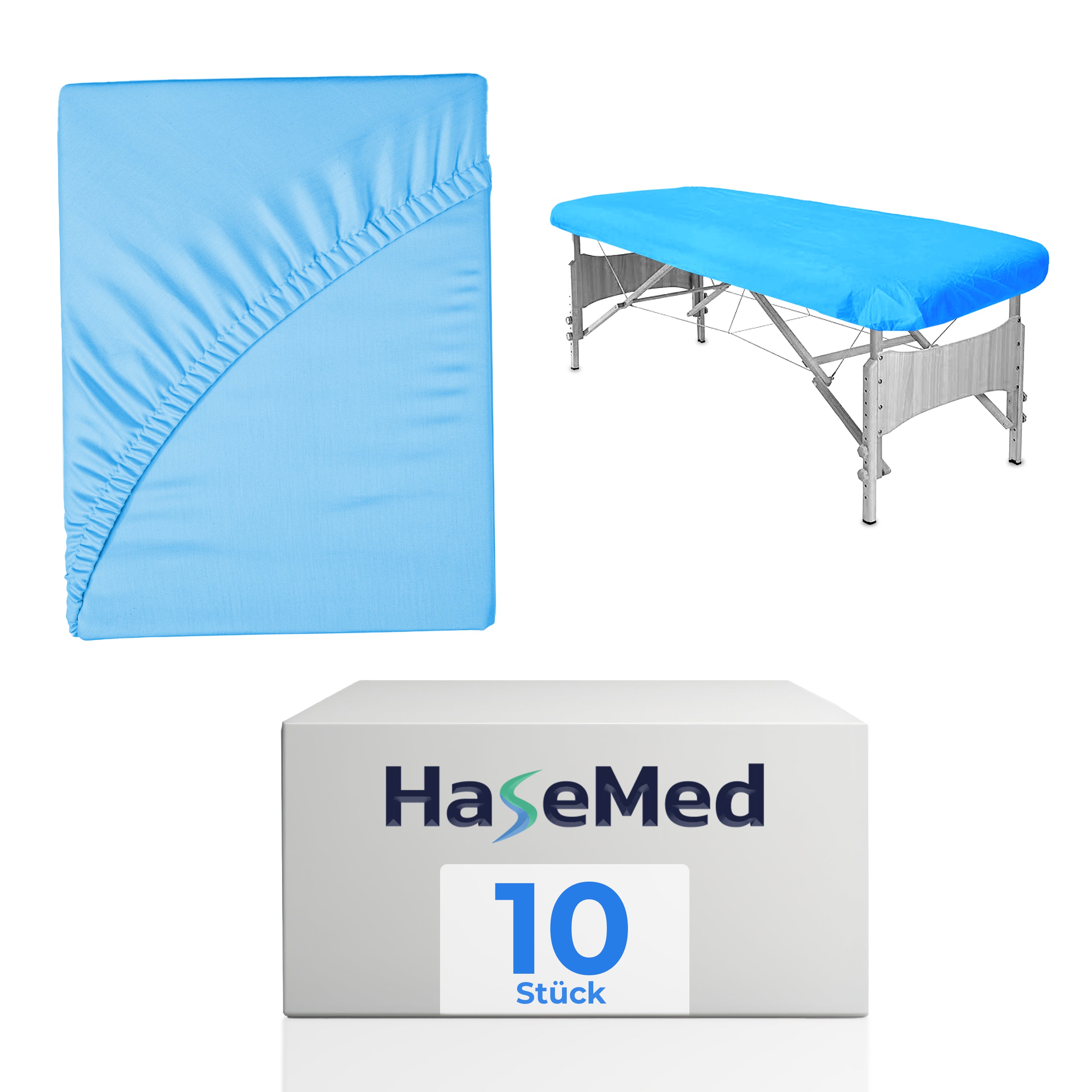 HaseMed Mattress Protector 210x90x20cm | 10 Pieces