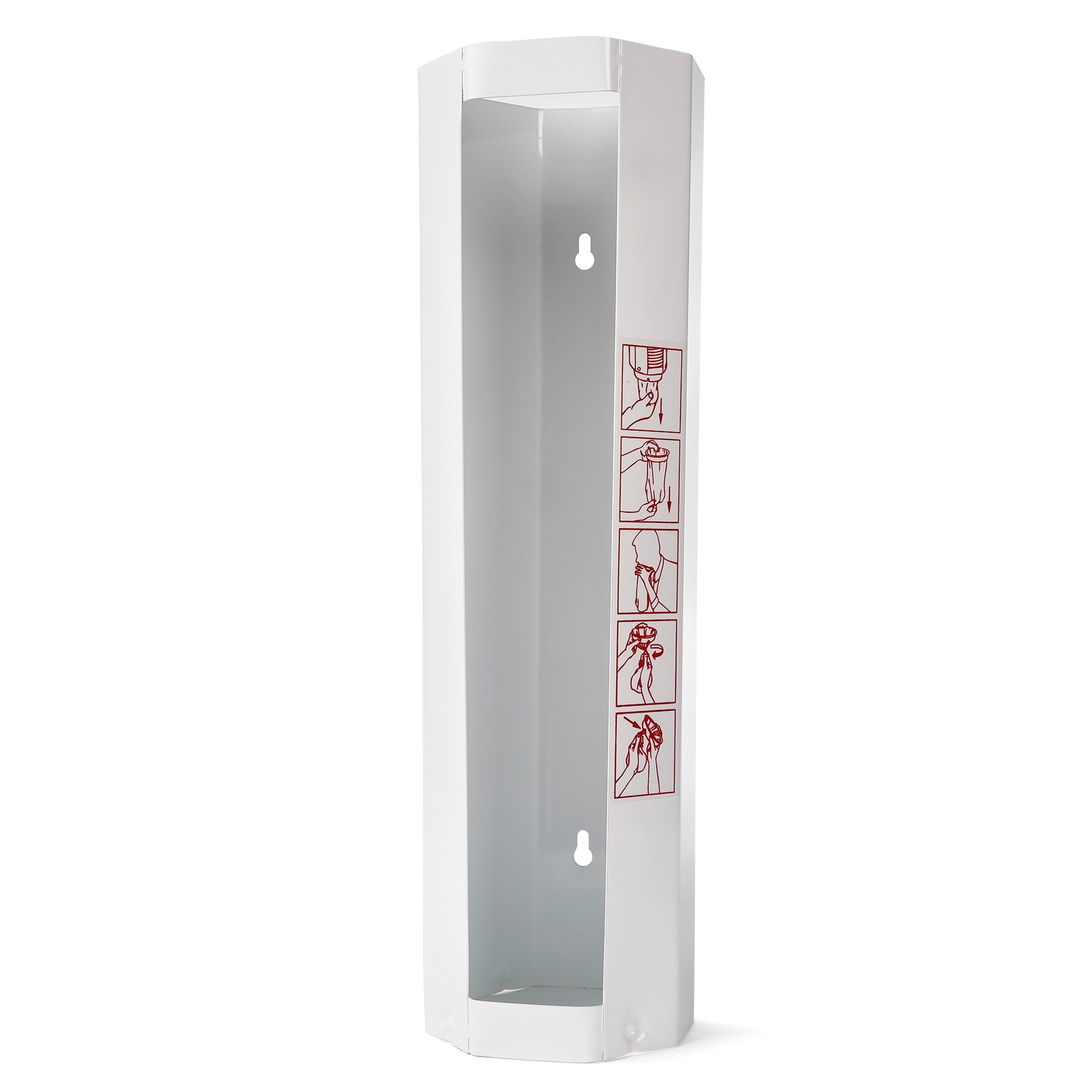 HaseMed Metal Dispenser for Sickness Bags Size: XL