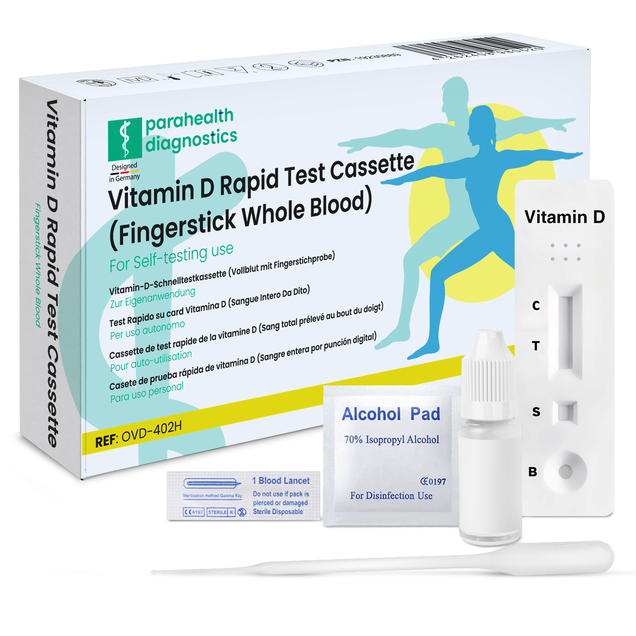 parahealth diagnostics Test rapido per la vitamina D per il rilevamento della carenza