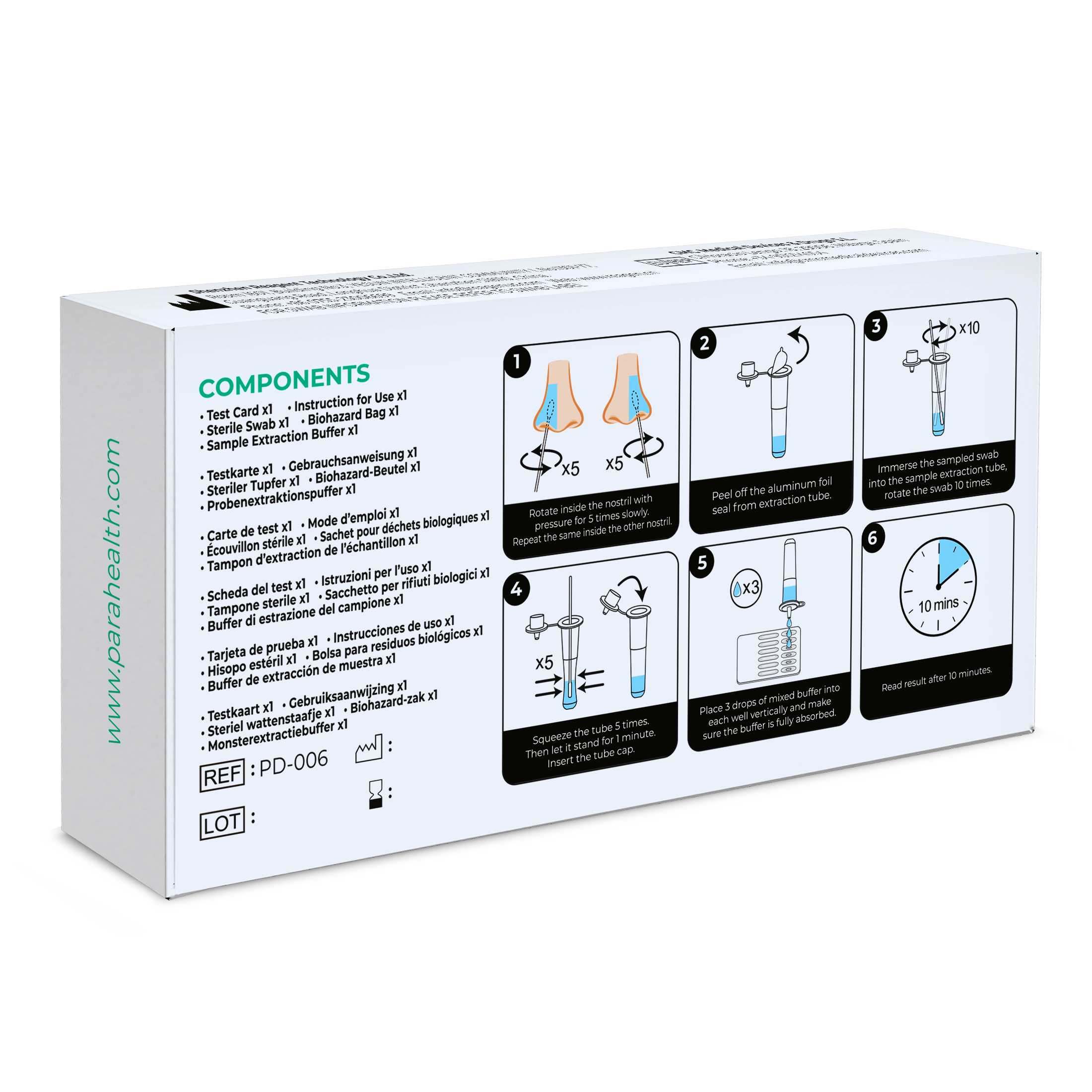 parahealth diagnostics 12-in-1 Respiratory Multitest