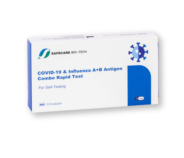 Safecare Covid-19 & Influenza A+B Antigen Combo Rapid Selftest