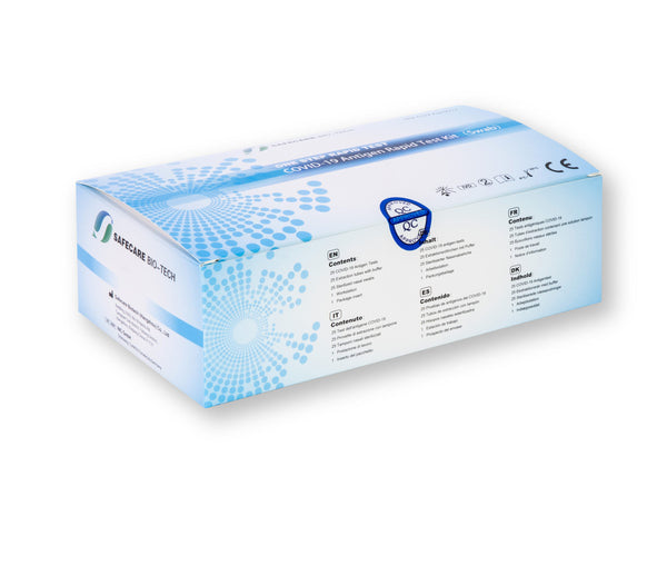 Safecare One Step Rapid Test Kit per Antigeni Corona Test Professionale (Nasale / Nasofaringeo / Orofaringeo)