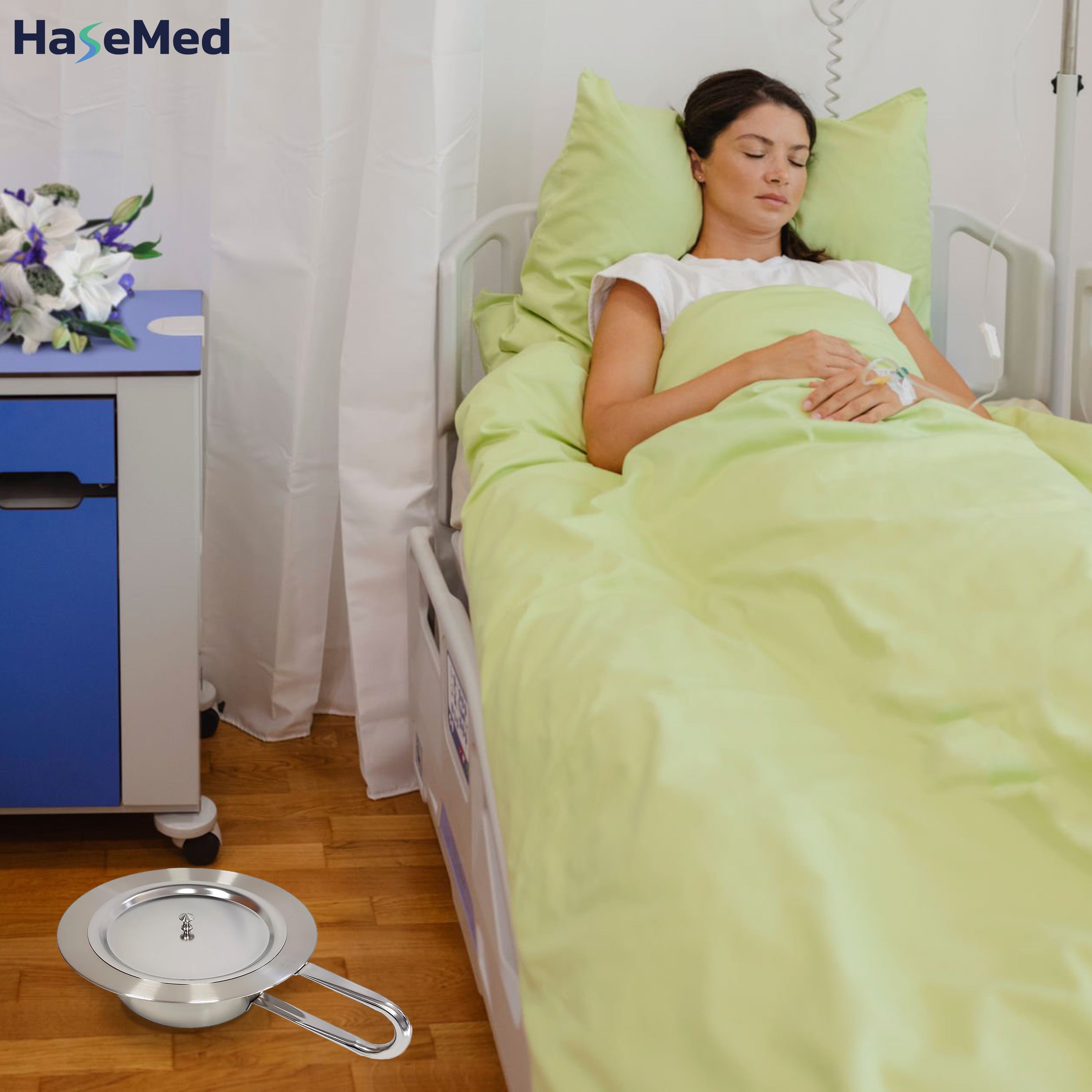 Pappagallo/Padella HaseMed con coperchio, acciaio inox circa 31 cm