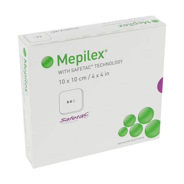 Medicazione in schiuma conformabile Mepilex 10 x 10 cm, 1 confezione = 5 pezzi
