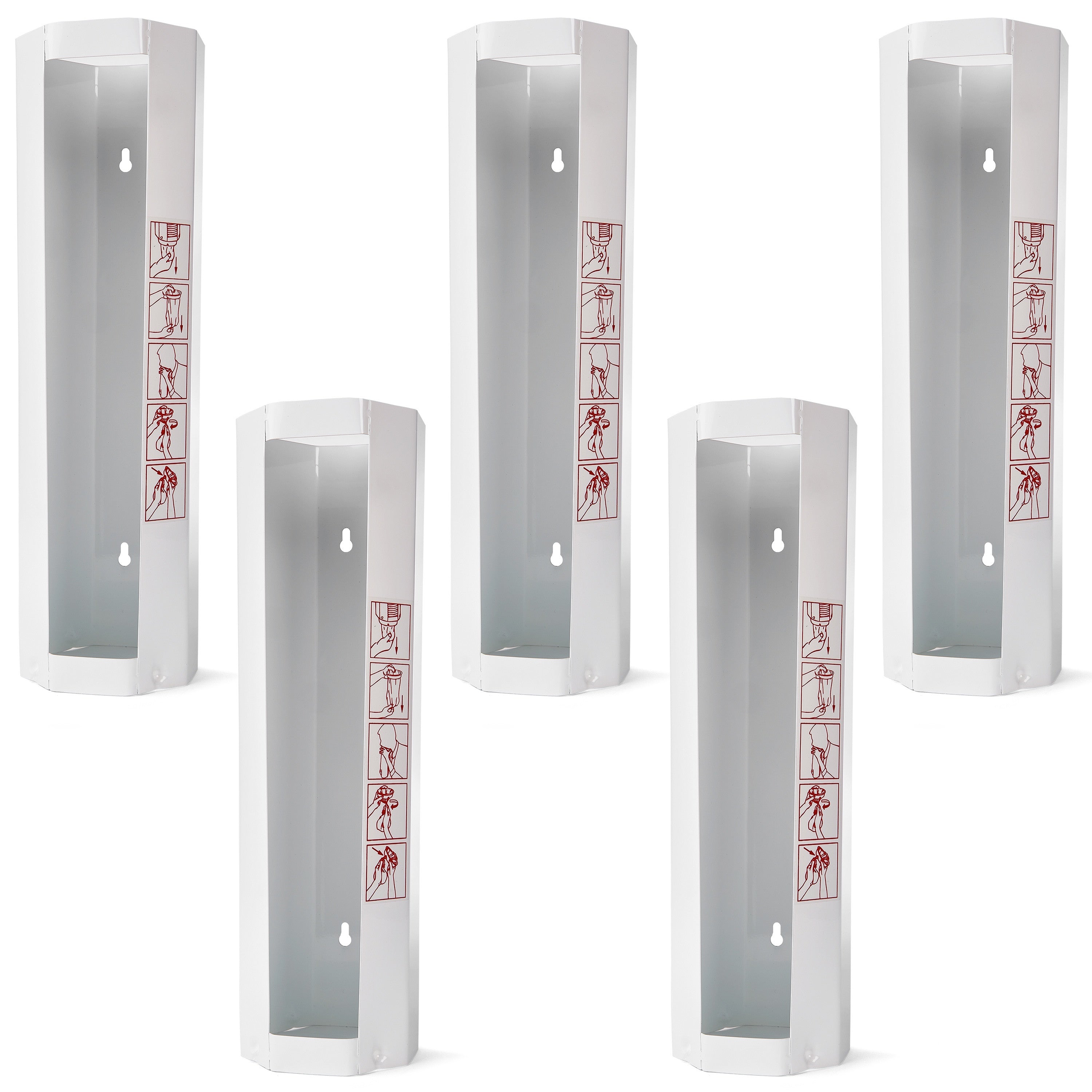 Dispenser in metallo HaseMed per sacchetti per il vomito, taglia: XL